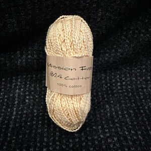 Mission Falls 1824 Cotton Skein Orange Cream Color